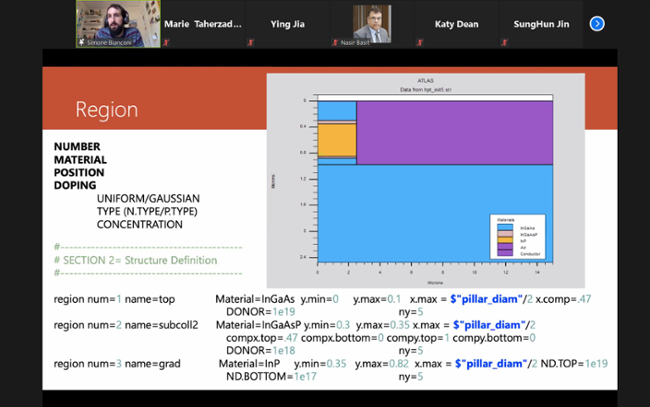 screenshot of presentation 