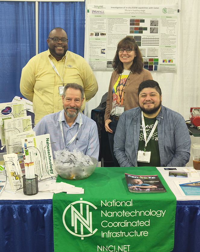 group shot of RET's attending NSTA at the NNCI booth