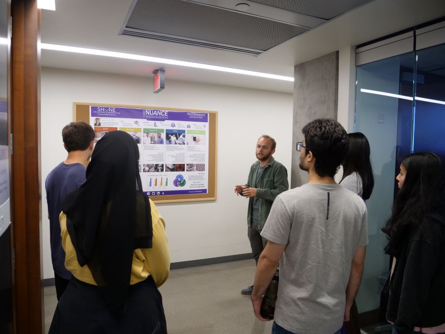 Students touring Keck II Facility