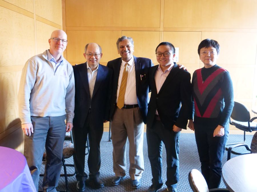 Dr Wang with VPD and others