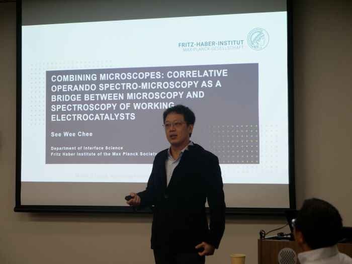 Dr. See Wee Chee presenting 
