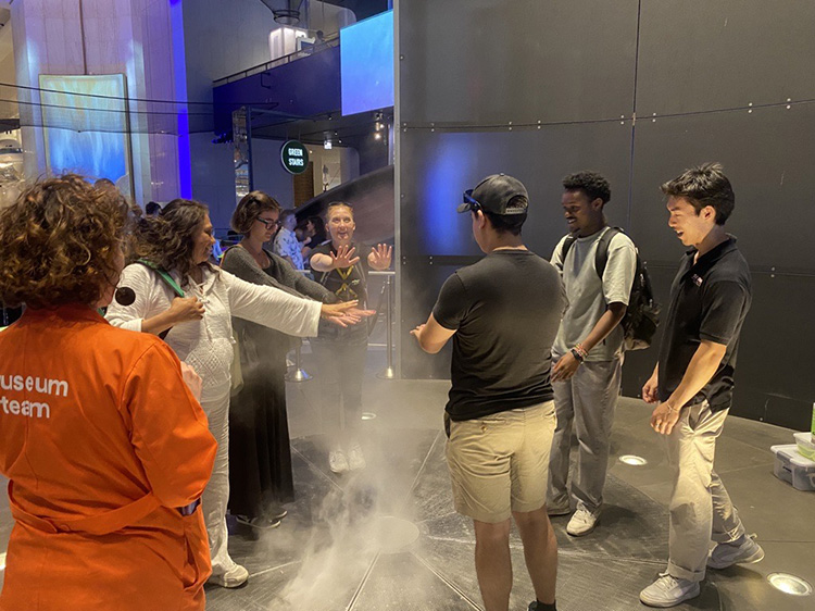 Science of Storms exhibit
